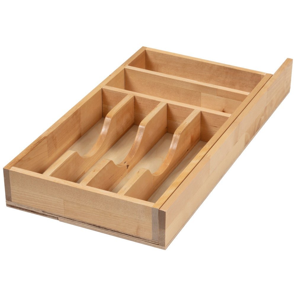 Cutlery drawer insert with eight compartments