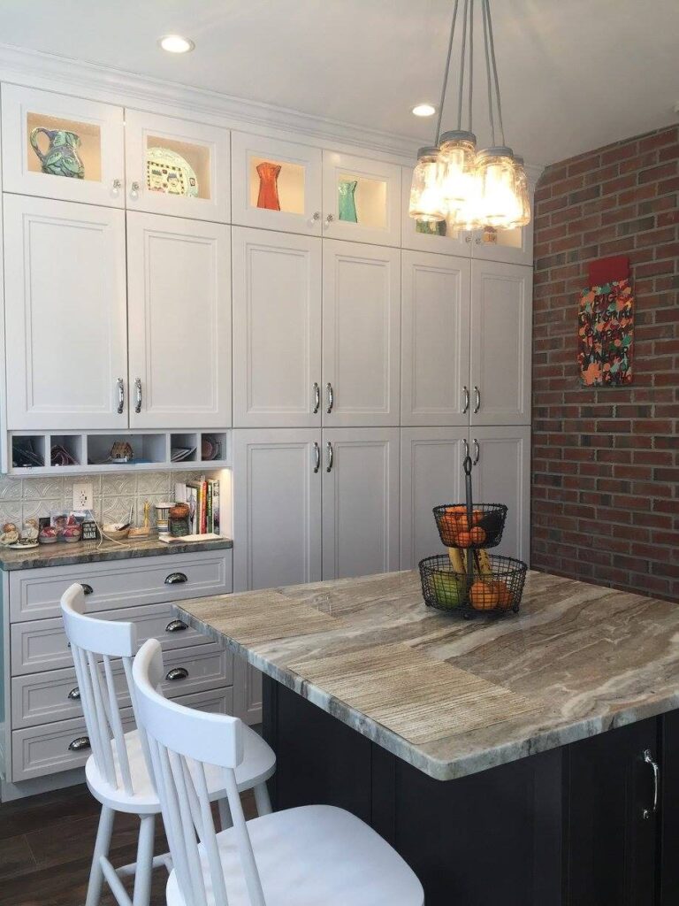 West Roxbury Victorian Kitchen and Living Room – photo 8 of 19