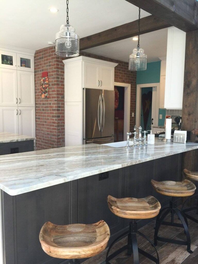 West Roxbury Victorian Kitchen and Living Room – photo 9 of 19