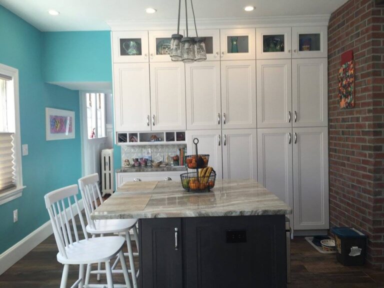 West Roxbury Victorian Kitchen and Living Room – photo 12 of 19
