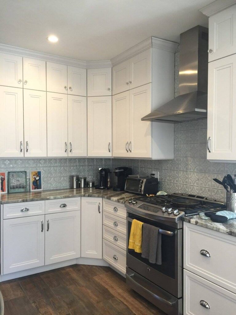West Roxbury Victorian Kitchen and Living Room – photo 13 of 19