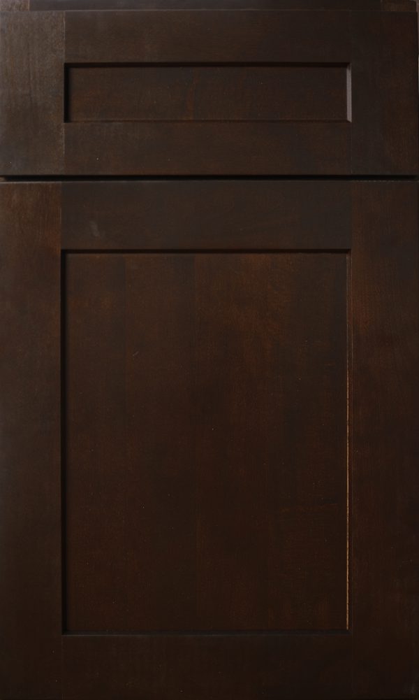 S1 Walnut Shaker cabinet door style