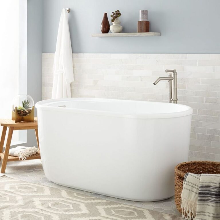 55" Vada Acrylic Soaking Tub