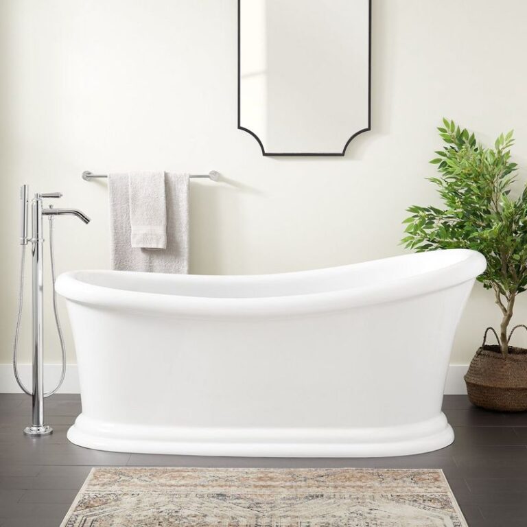 67" Alvaro Acrylic Slipper Tub