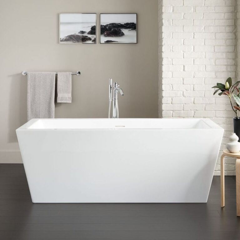 59" Eaton Acrylic Freestanding Tub - with Foam