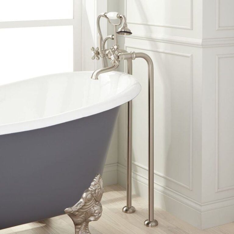 Freestanding Telephone Tub Faucet & Supplies