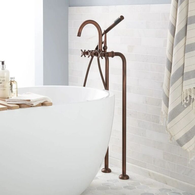 Sebastian Freestanding Tub Faucet and Supplies
