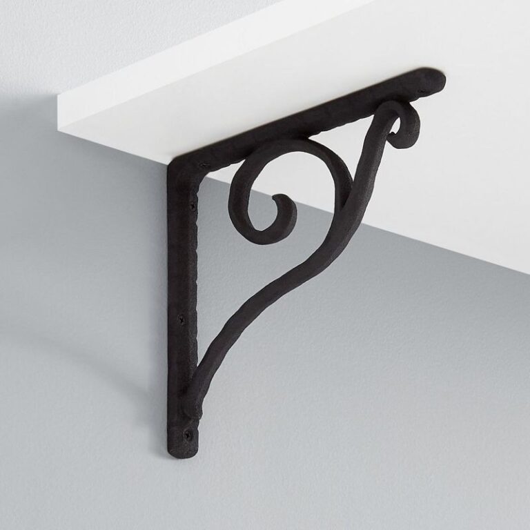Sprig Cast Iron Shelf Bracket