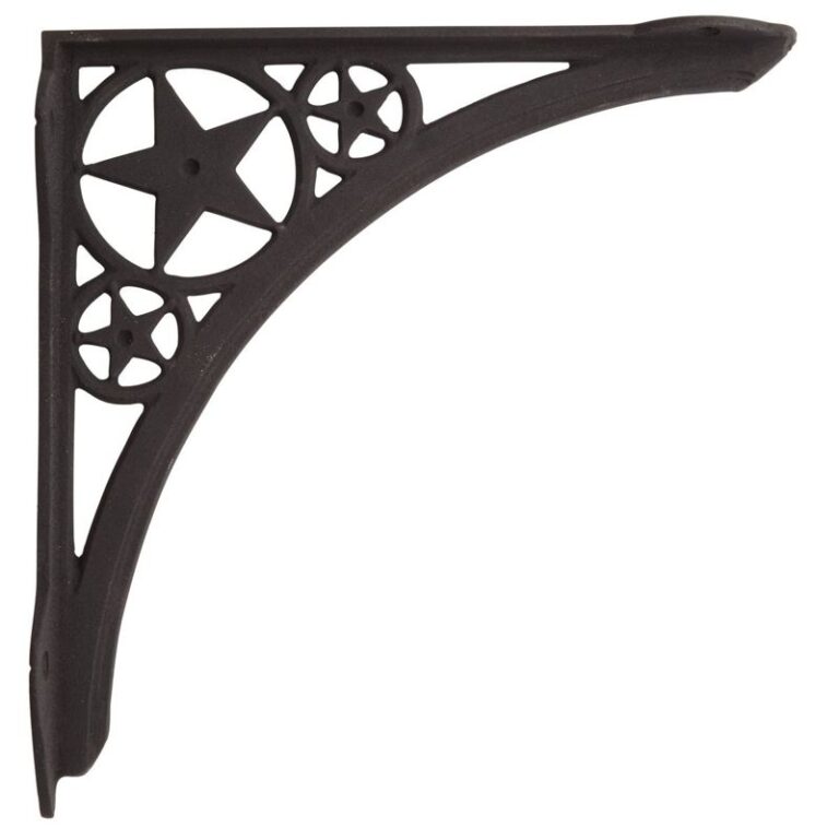 Star Cast Iron Shelf Bracket