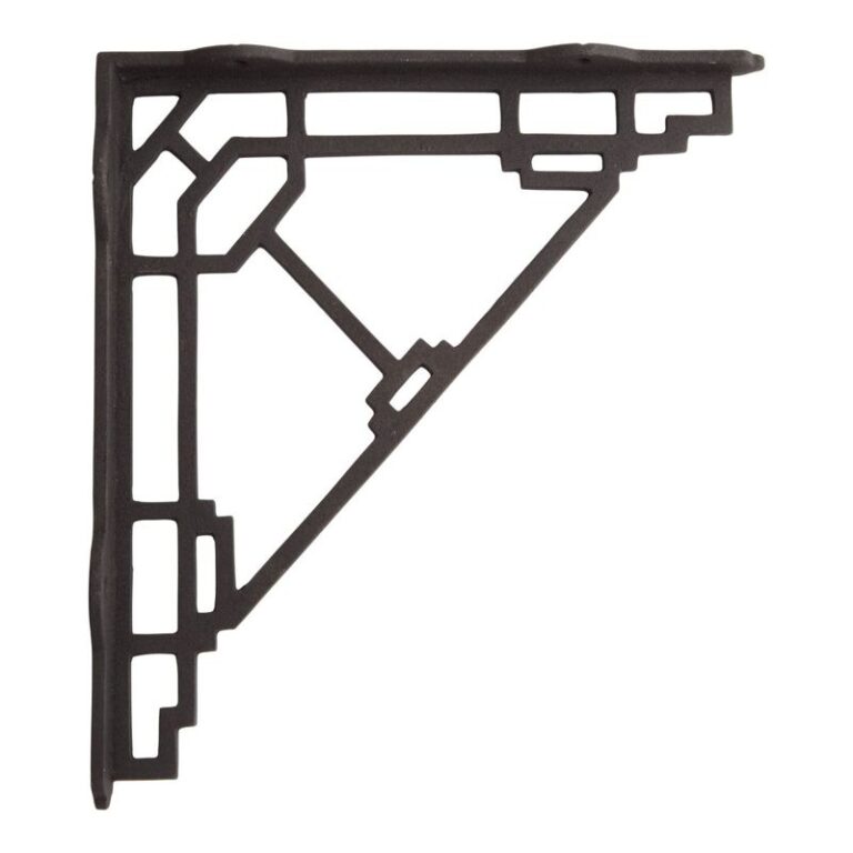 Mission Style Cast Iron Shelf Bracket