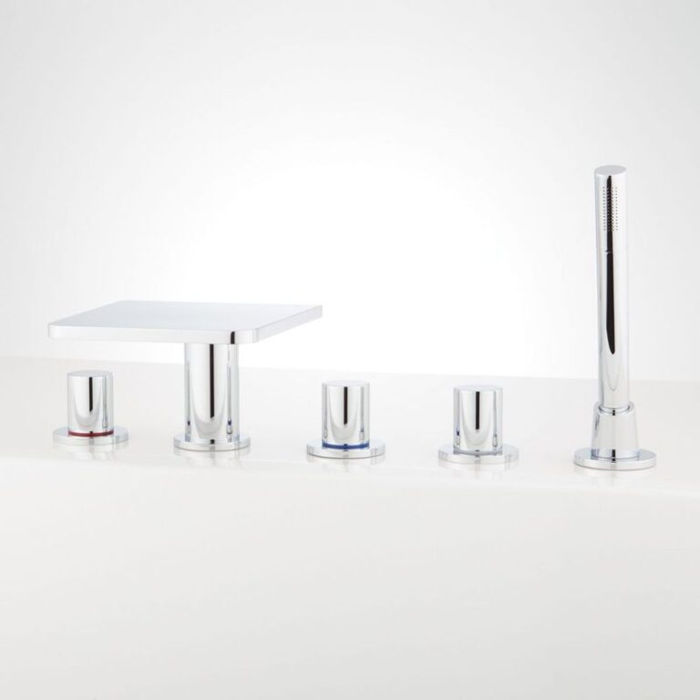 Knox Roman Waterfall Tub Faucet and Hand Shower