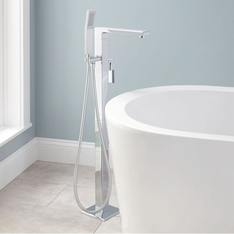 Ryle Freestanding Tub Faucet and Hand Shower