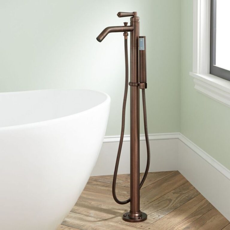 Napier Freestanding Tub Faucet and Hand Shower