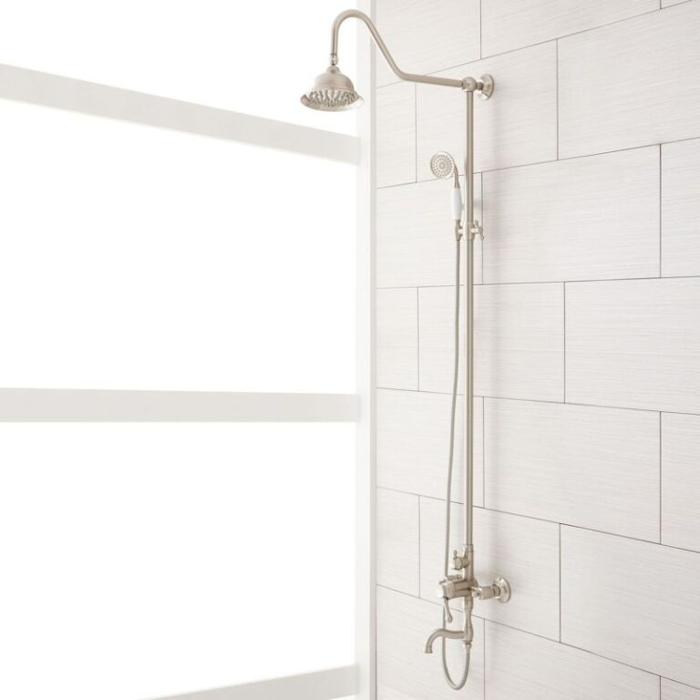 Dolwick Exposed Pipe Shower and Tub Faucet