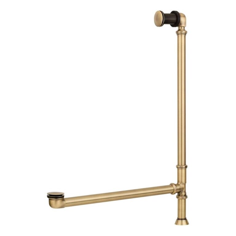 Extended Pop-Up Tub Drain - Standard Overflow - 1-1/2" Tubing