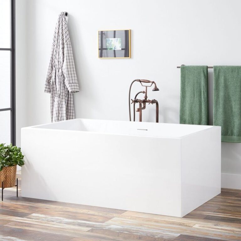 59" Clarissa Acrylic Freestanding Tub