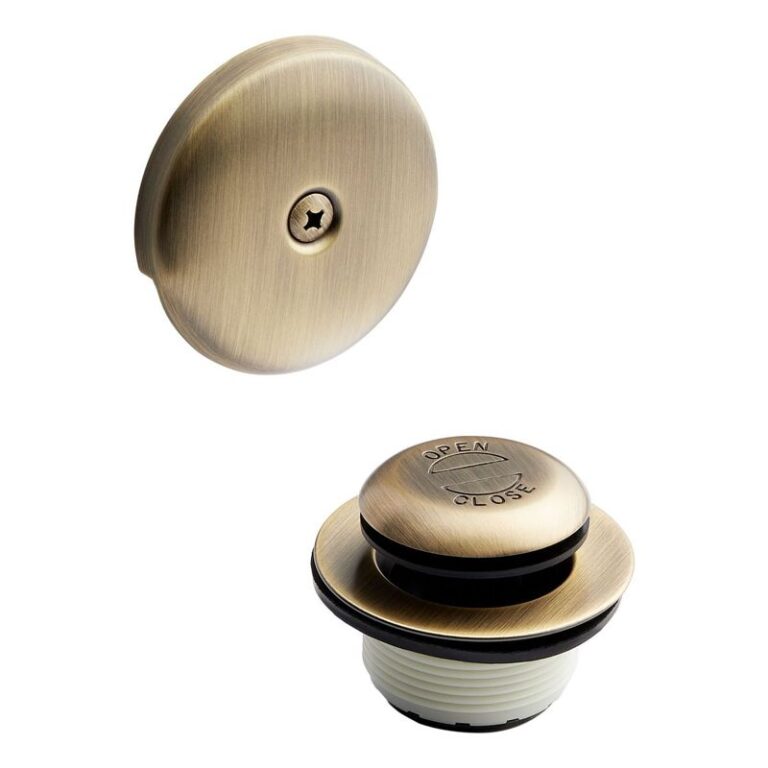 Alcove Tub Pop-Up Drain & Overflow Cover