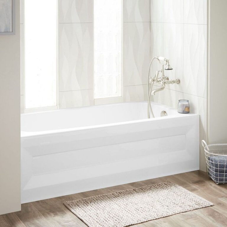 60" x 30" Bradenton Acrylic Alcove Tub