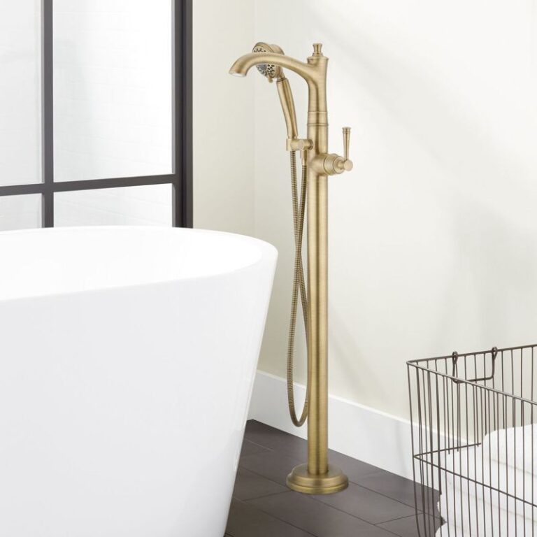 Beasley Freestanding Tub Faucet with Hand Shower