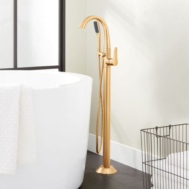 Provincetown Freestanding Tub Faucet with Hand Shower