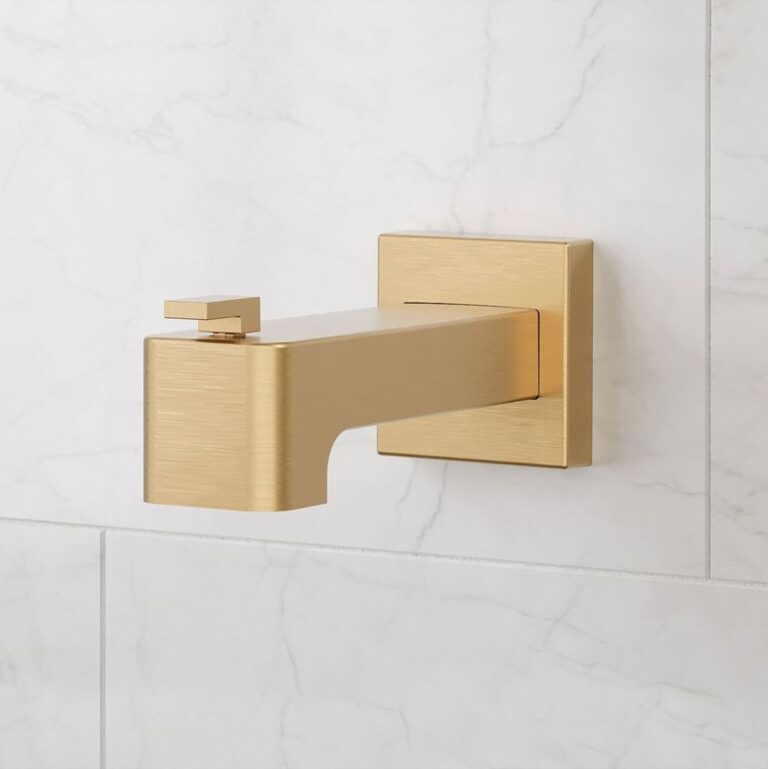 Hibiscus Tub Spout with Diverter