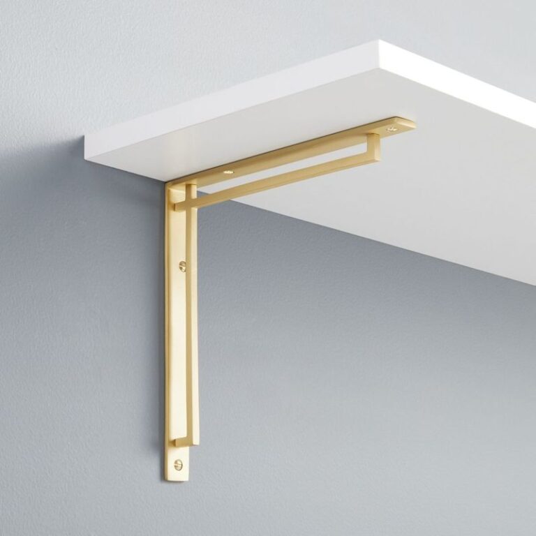 Harridge Solid Brass Shelf Bracket