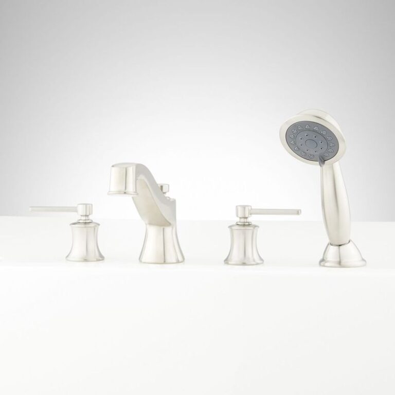 Pendleton 4-Hole Roman Tub Filler and Hand Shower