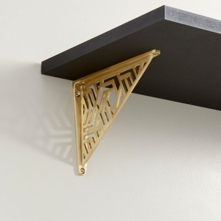 Hendrox Solid Brass Shelf Bracket