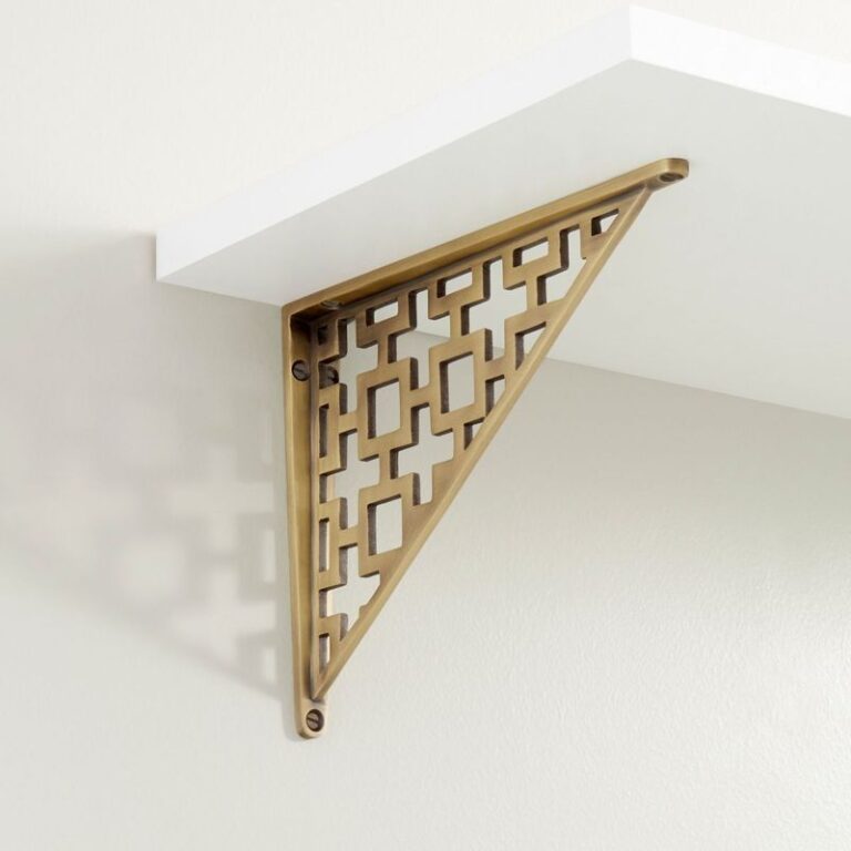 Durand Solid Brass Shelf Bracket