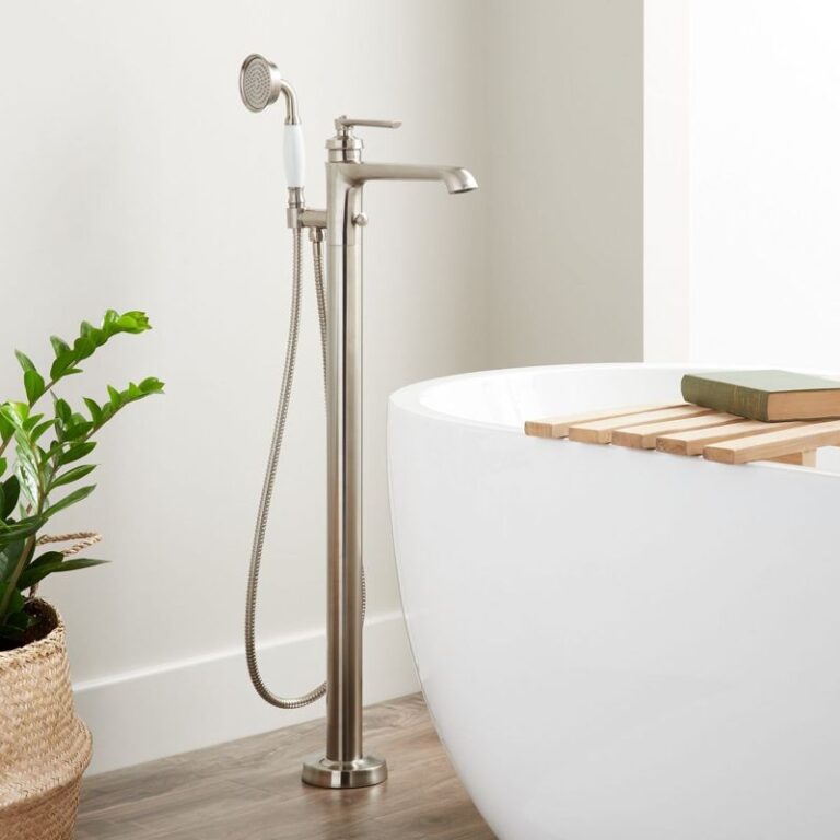 Cooper Freestanding Tub Filler with Hand Shower