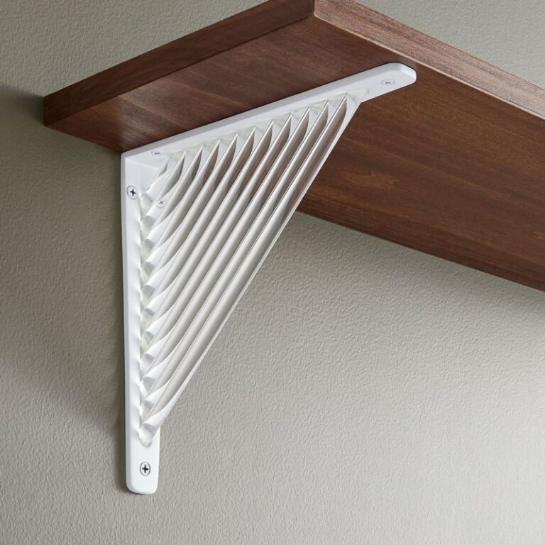 Daylen Brass and Acrylic Shelf Bracket