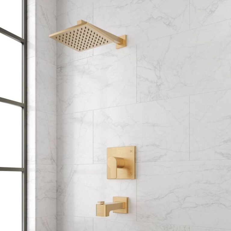 Hibiscus Pressure Balance Tub and Shower System