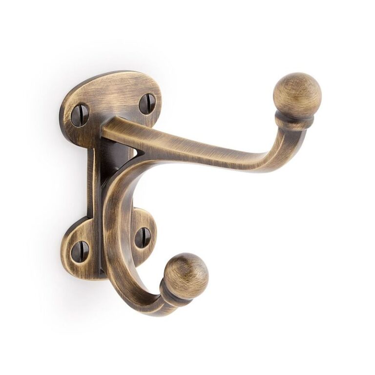 Prue Brass Double Hook