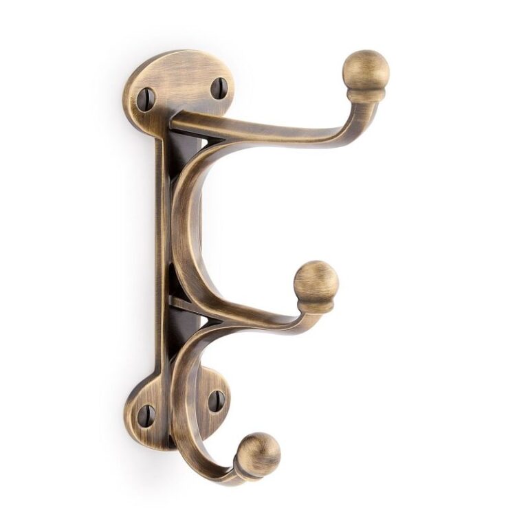 Prue Brass Triple Hook