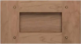 Omega Square Door/Drawer Front Pegs · Drawer Fronts and Details