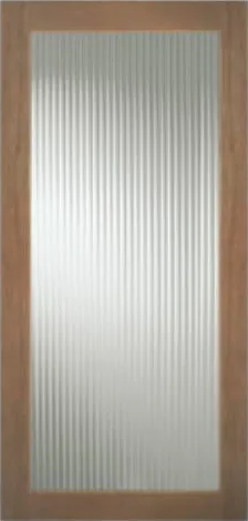 Omega 1/2" Reeded · Glass Inserts